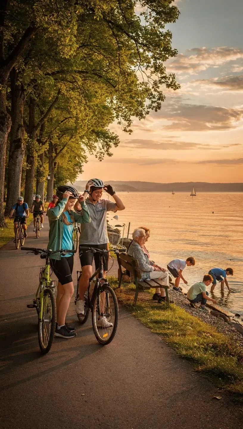 Servicepersonal überprüft und wartet Fahrräder bei einem Verleihzentrum, um höchste Qualität sicherzustellen.